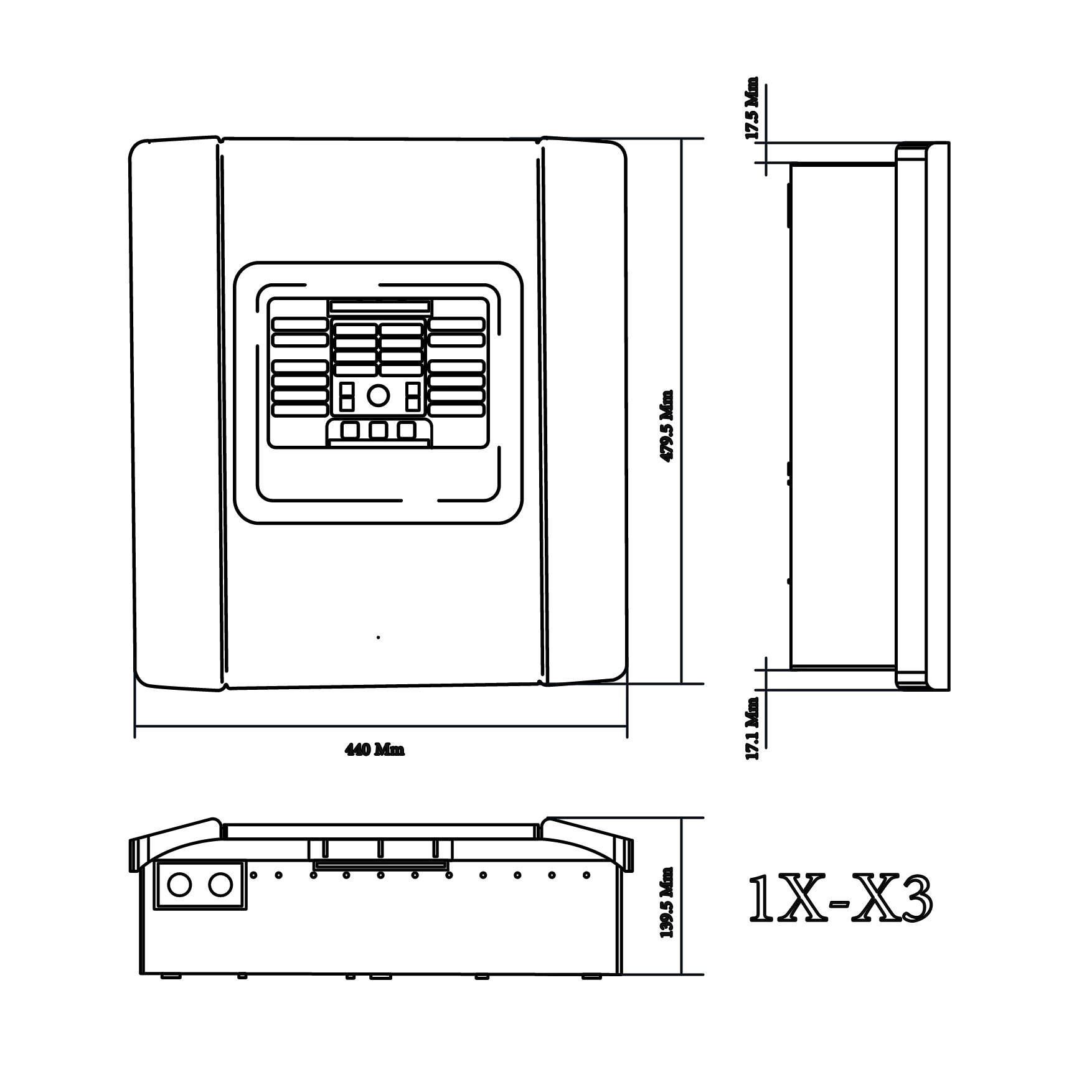 مشخصات فیزیکی ARITECH 1X-X3